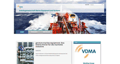 Desktop Screenshot of german-marine-equipment.de